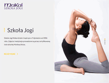 Tablet Screenshot of joga-makai.pl
